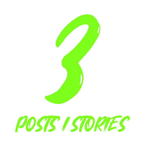 3 posts/week
